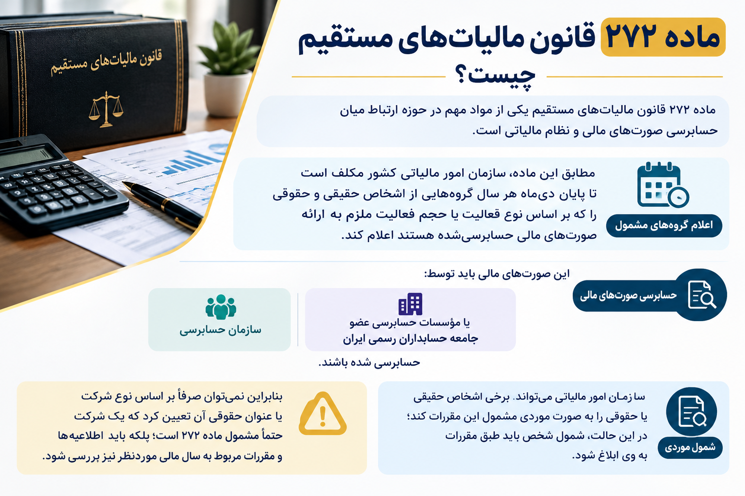 ماده ۲۷۲ قانون مالیات‌های مستقیم چیست؟