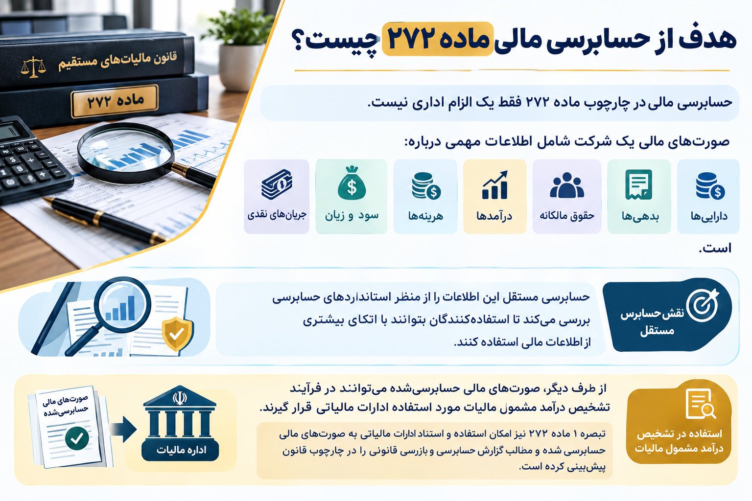 هدف از حسابرسی مالی ماده ۲۷۲ چیست؟